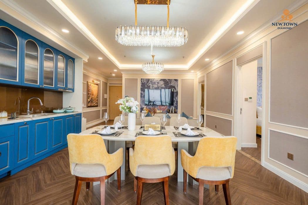 Khu vực bếp hiện đại