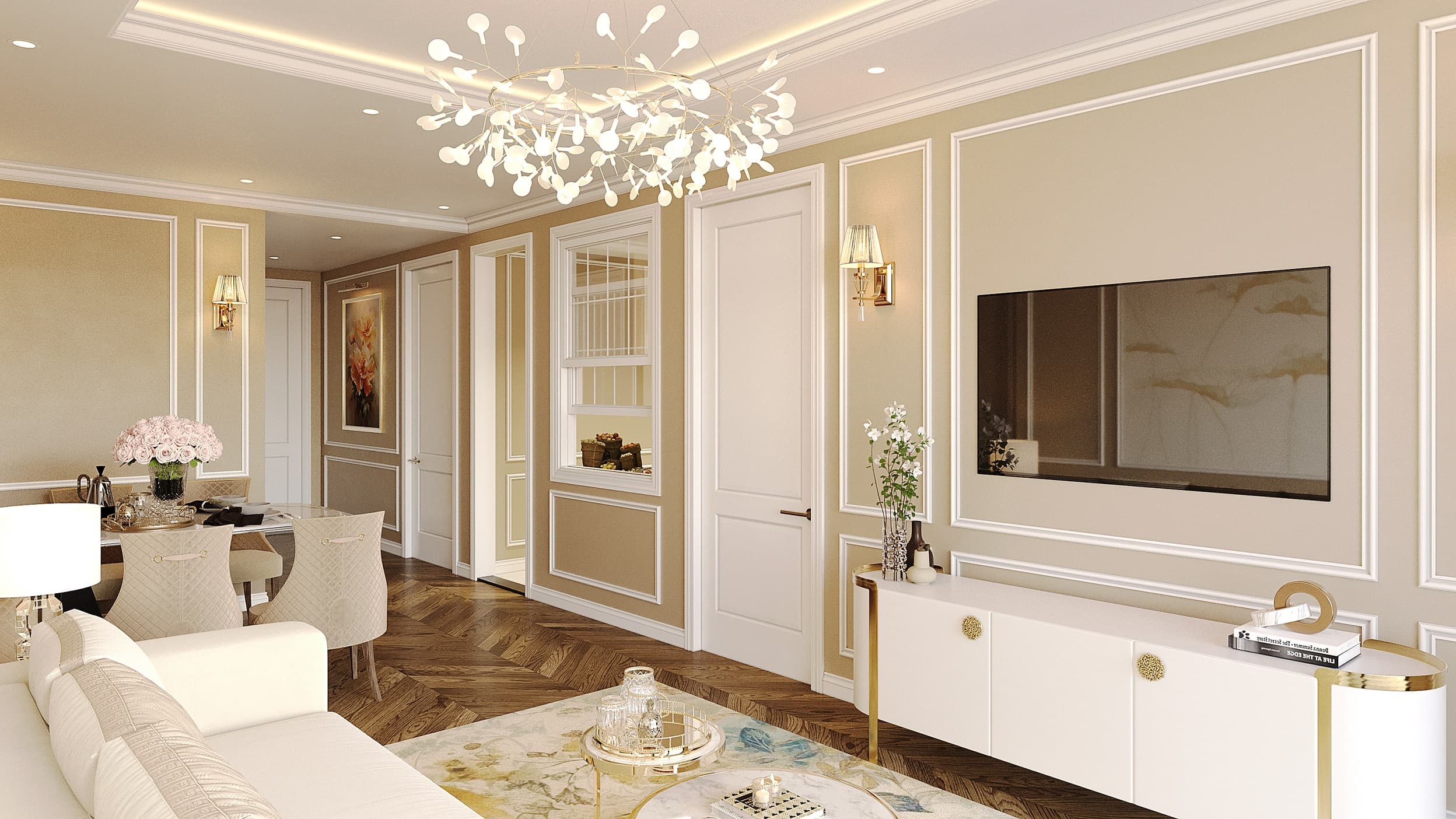 Nội thất căn hộ 2 phòng ngủ 3